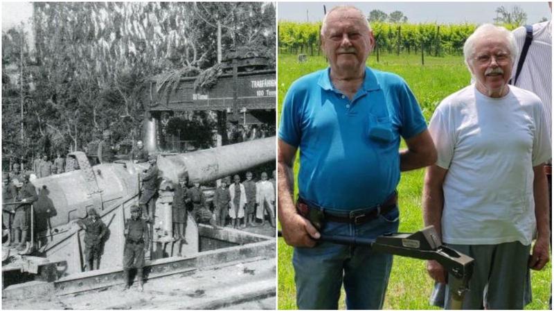 Danilo e Luciano, gli 007 della storia trovano il gigantesco cannone Skoda sepolto da più di un secolo: ecco come