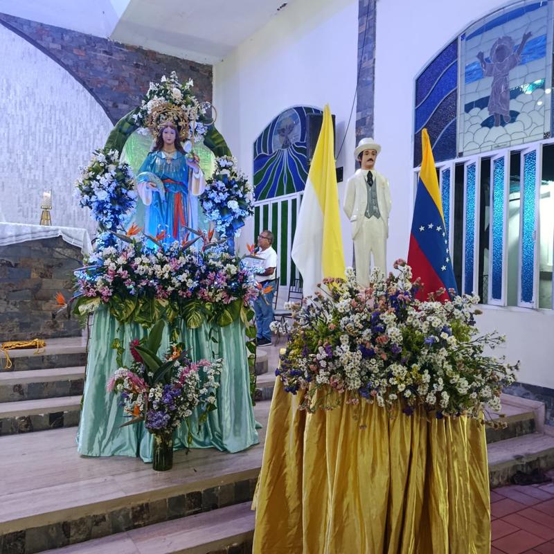 Carvajalenses inician la novena en honor a su patrono, San Rafael Arcángel Carvajalenses inician la novena en honor a su patrono, San Rafael Arcángel