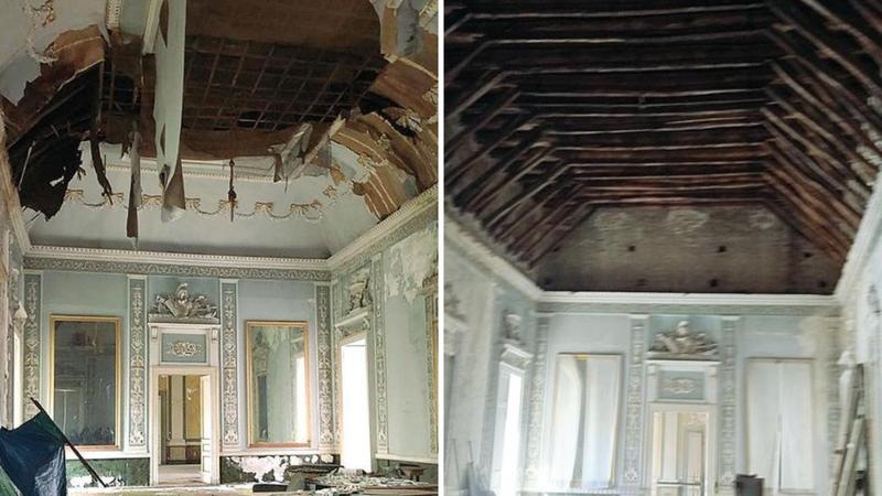 Palazzo dâAvalos a Napoli,ecco gli interni: il (lento)restauro dopo 5 anni