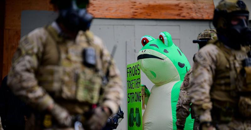 Anti-Fascists in Cutesy Animal Costumes Are Warm and Cuddly, According to NYT, WaPo Anti-Fascists in Cutesy Animal Costumes Are Warm and Cuddly, According to NYT, WaPo