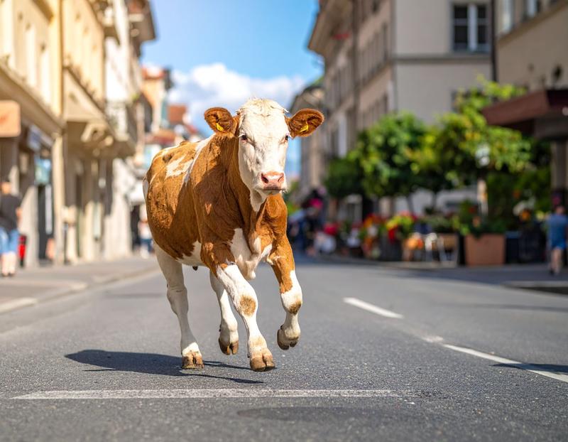 Stell dir vor, drei Rinder büxen aus und keiner macht ein Bild