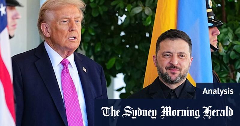 With Zelensky meeting, Trump makes clear his role in this conflict