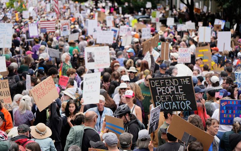 ‘No Kings’ anti-Trump protests planned across US as GOP slams ‘hate America’ rallies