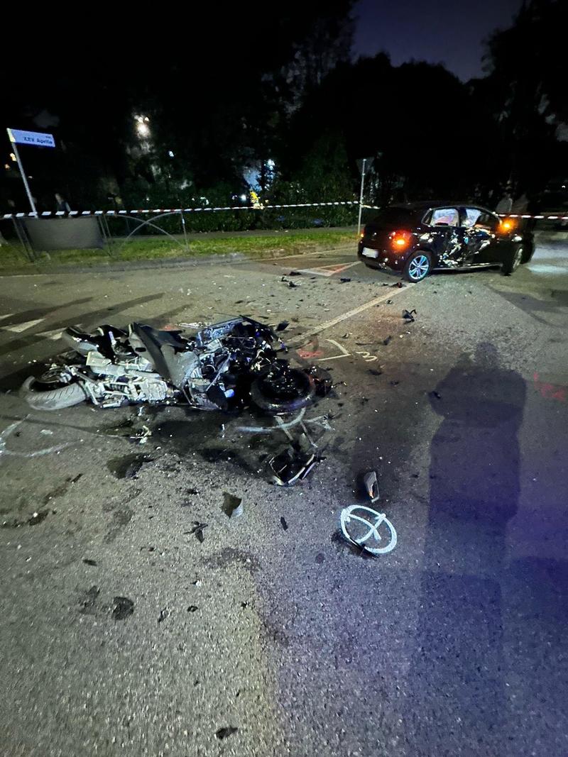 Brugherio, incidente tra un’auto e una moto: gravissimi un 21enne e una 19enne