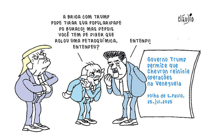 Teatro de sombras de Trump na Venezuela