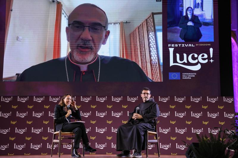 “Prima di parlare di pace, bisogna crearne le condizioni”: la lezione del cardinale Pizzaballa a Luce