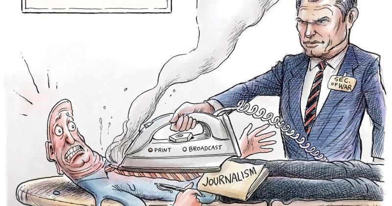 Adam Zyglis: Pentagon Media Policy Adam Zyglis: Pentagon Media Policy