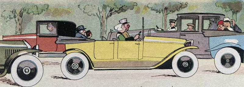« L’Automobile de Bécassine » : quand la bande dessinée prend le volant