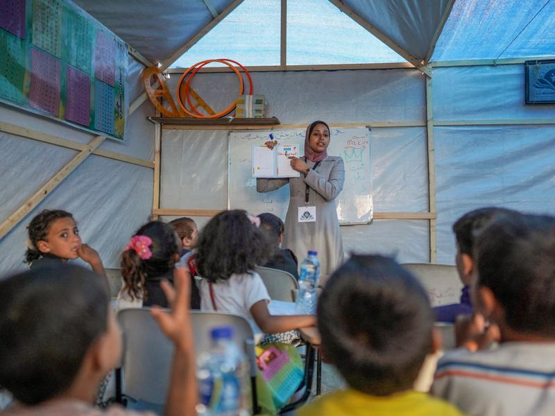 Gaza’s traumatised children urgently need the hope education offers