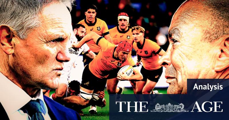 The Wallabies’ complicated – and comedic – reunion with ‘uncle Eddie’