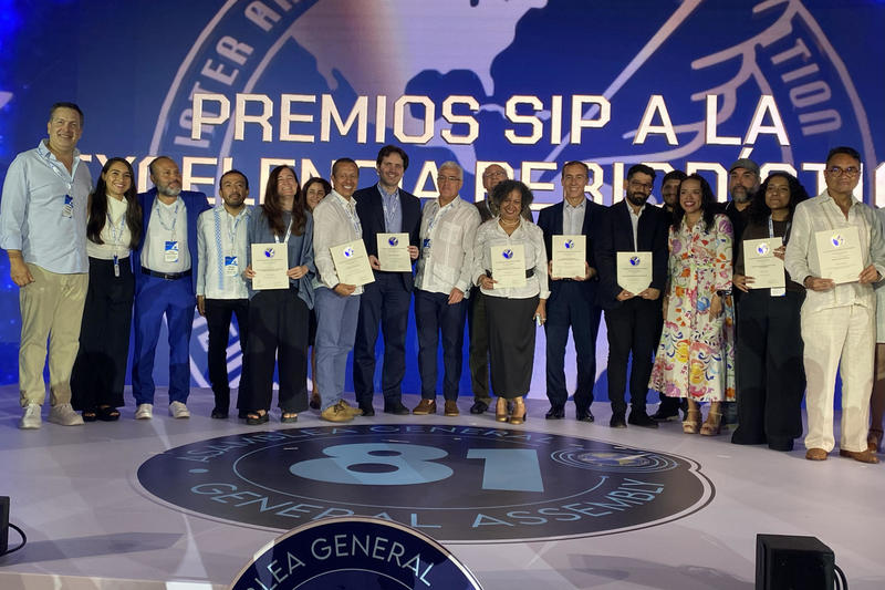 SIP entrega los Premios a la Excelencia Periodística 2025 a trabajos de América y España SIP entrega los Premios a la Excelencia Periodística 2025 a trabajos de América y España