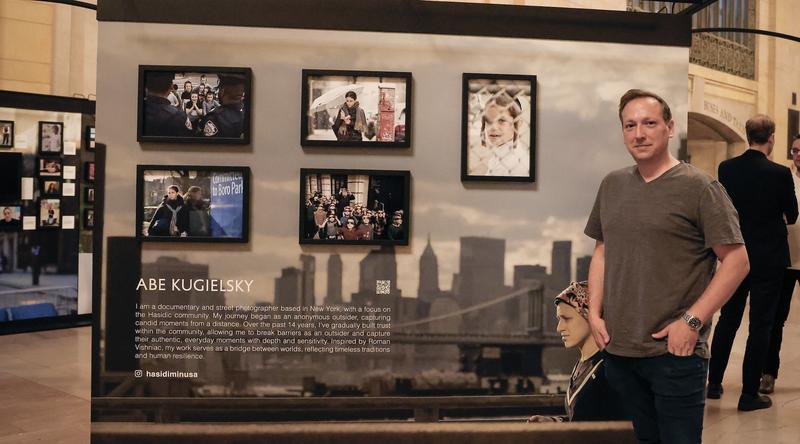 How Abe Kugielsky’s photos of Hasidic Brooklyn ended up on display in Grand Central Terminal