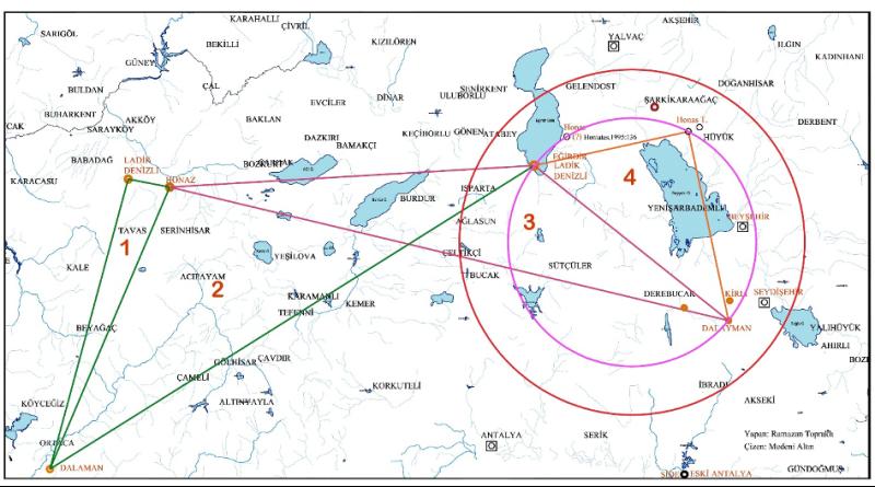 Osman Turan, Menteşe ve Amourios Osman Turan, Menteşe ve Amourios