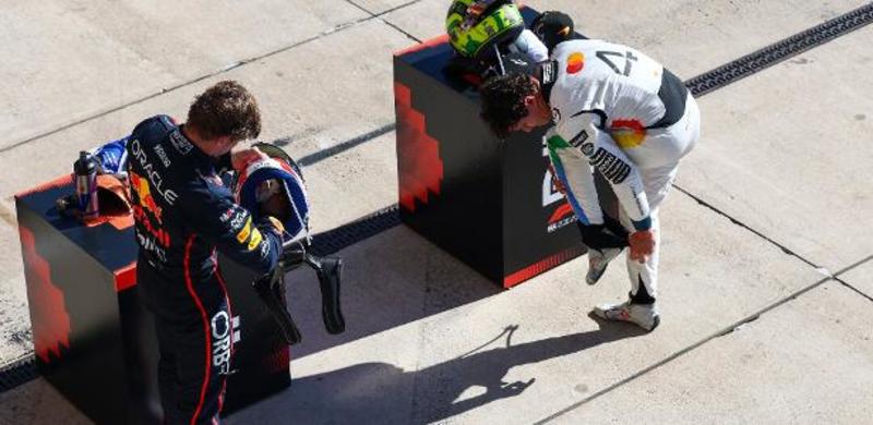 McLaren perdeu todas para Verstappen, mas saiu aliviada do GP dos EUA