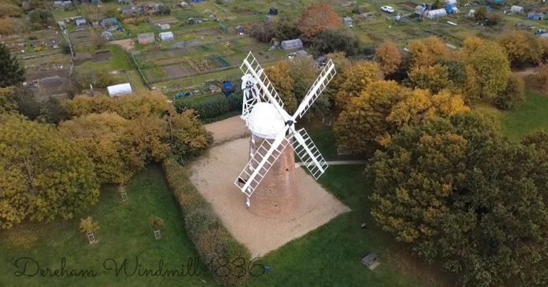 Stunning drone footage shows cinematic view of Norfolk town Stunning drone footage shows cinematic view of Norfolk town