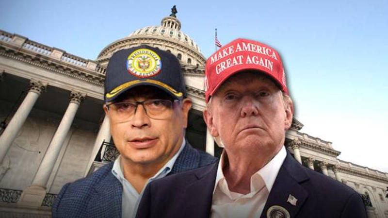 Trump contra Petro, cosas del excandidato al Nobel