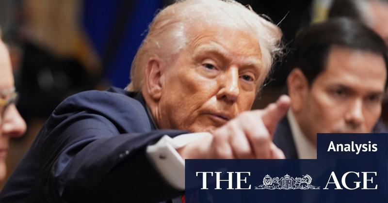 Trump runs his meetings like a TV director. Here’s what it was like on his set