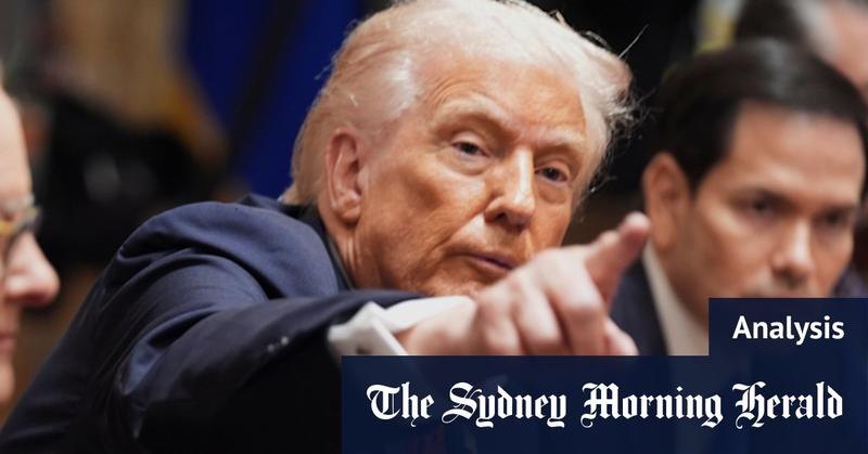 Trump runs his meetings like a TV director. Here’s what it was like on his set