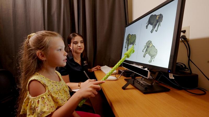 Even before they can read, young children are visualizing letters and other objects with the same strategies adults use