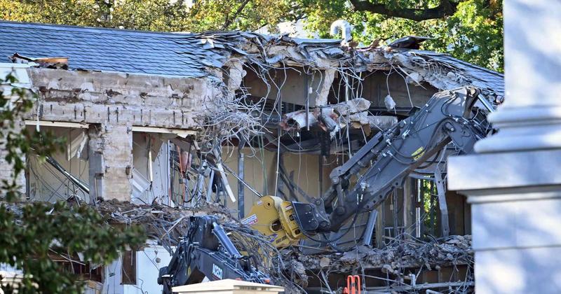 Trump’s White House Demolition Will Be Televised