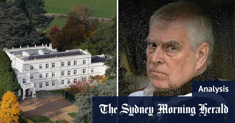 Prince Andrew feels heat over royal home after rent deal revealed