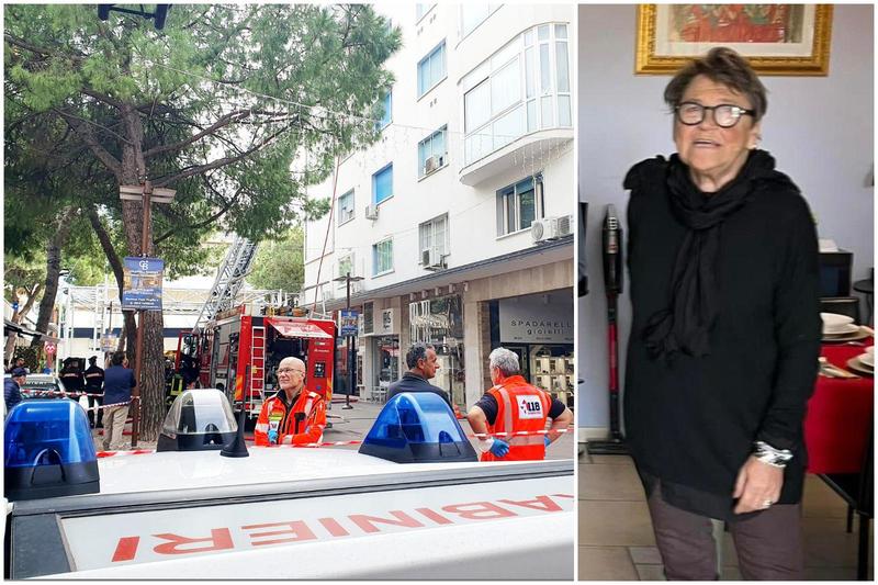Violento incendio in un appartamento in viale Ceccarini a Riccione: morta la proprietaria