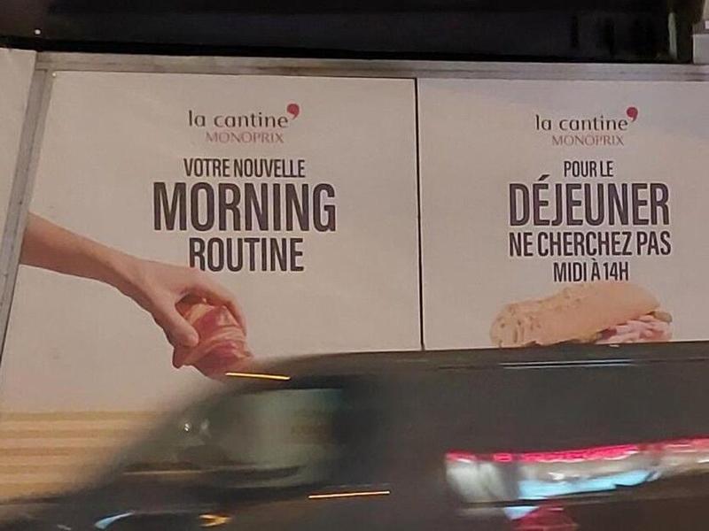 Libman: Just back from Paris, where English signs are all the fashion