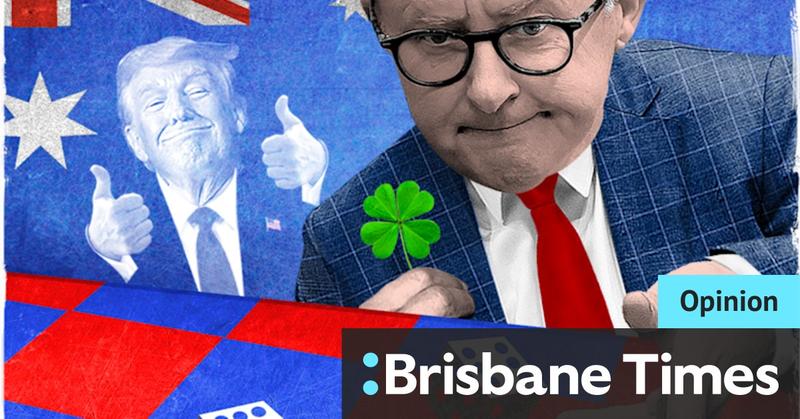 Albanese is a politician who has relied on luck. Finally he seems to be making his own