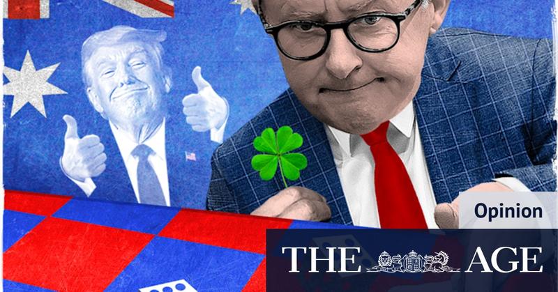 Albanese is a politician who has relied on luck. Finally he seems to be making his own