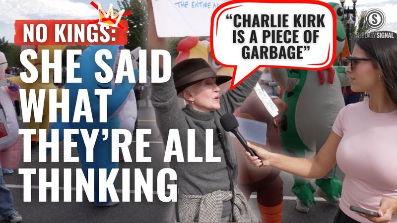 She Thinks Charlie Kirk Deserved to Die—What We Heard at the No Kings Rally in DC