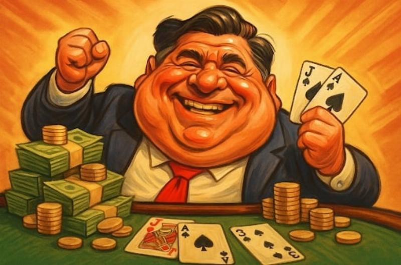 Governor Pritzker’s Gambling Profits ... or Mobster Payoff?