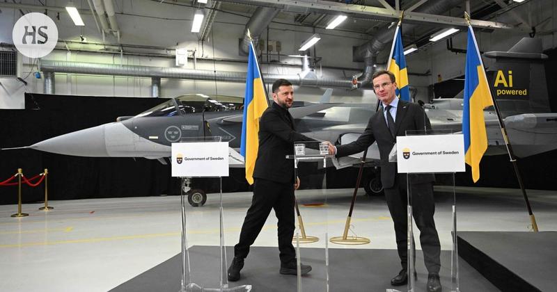 Hävittäjäkauppa| Ruotsi ja Ukraina tekivät aiesopimuksen hävittäjäkaupoista – Tätä se merkitsee Hävittäjäkauppa| Ruotsi ja Ukraina tekivät aiesopimuksen hävittäjäkaupoista – Tätä se merkitsee