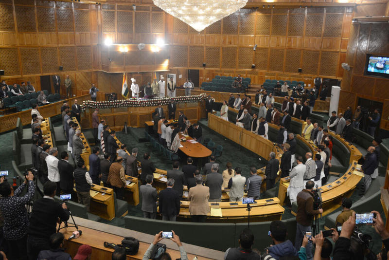Voting begins for Rajya Sabha polls in J&K