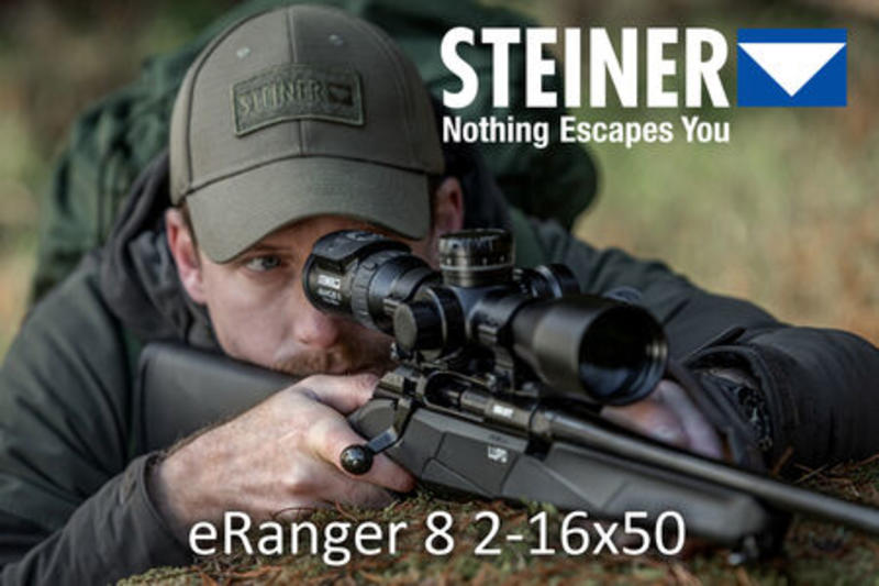 Steiner eRanger 8 – смарт оптика с балистичен компютър