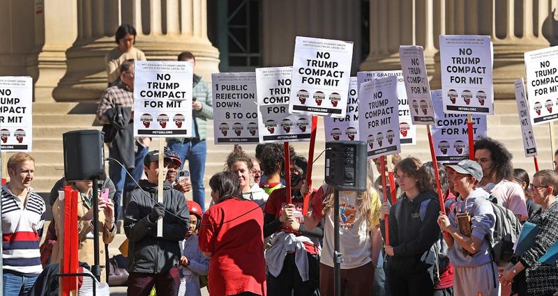 Transcript: Elite Colleges Reject Trump’s Authoritarian “Compact” Transcript: Elite Colleges Reject Trump’s Authoritarian “Compact”