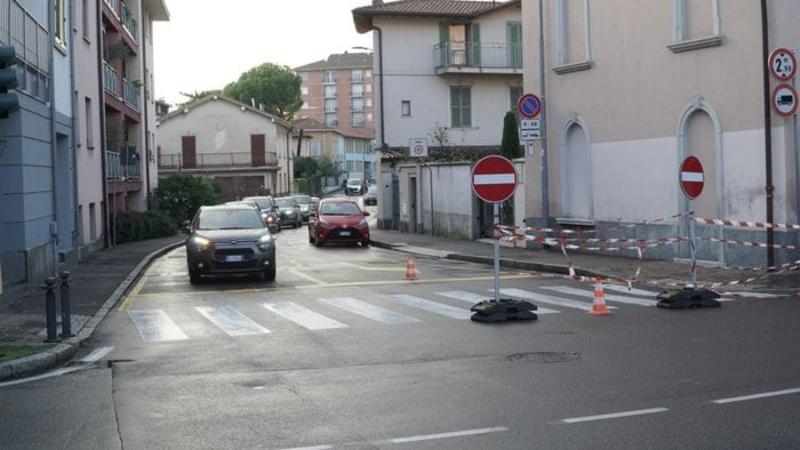 Bergamo, a San Tomaso proteste per il senso unico Bergamo, a San Tomaso proteste per il senso unico