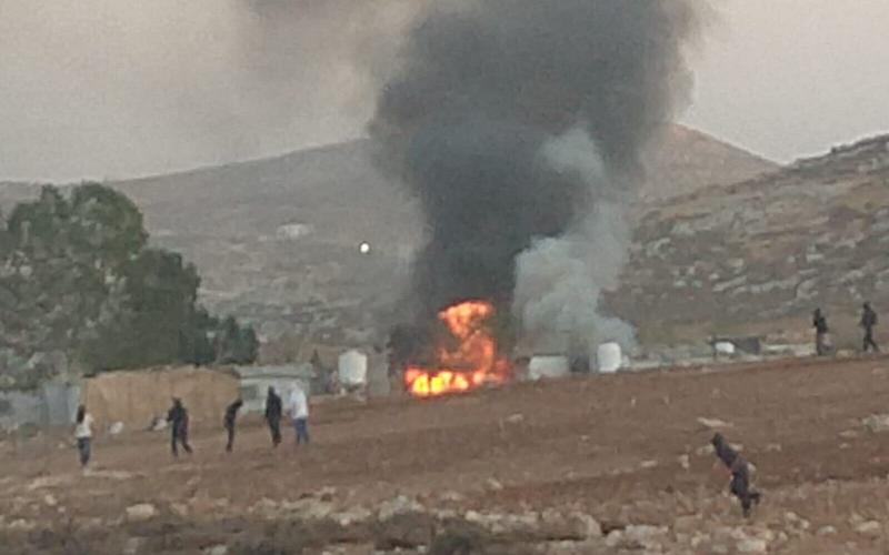 Three cars set ablaze in overnight settler attack on West Bank’s al-Mughayyir