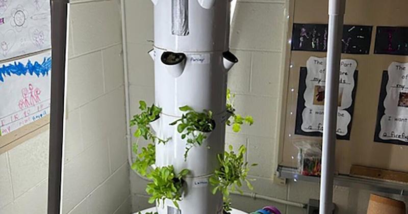 Back to class at Buckhorn Public School