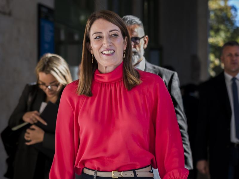 Metsola: «Mai avrei immaginato un'Europa unita com'è ora. Sì all'ingresso dell'Ucraina nel 2030»