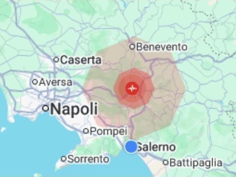 Sciame sismico ad Avellino, nuova scossa di magnitudo 4 avvertita in tutta la Campania