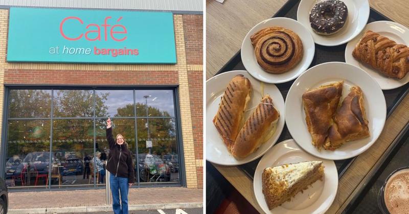 Is this Norwich's cheapest café? Here's everything we ate at Home Bargains for £15 Is this Norwich's cheapest café? Here's everything we ate at Home Bargains for £15