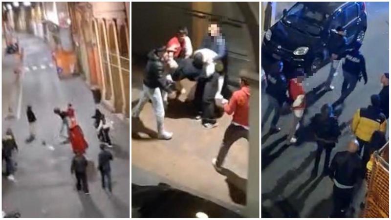 Rissa in via San Vitale, ragazza colpita al volto