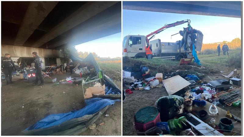 Gioielli, bici e medaglie trovate sotto il cavalcavia: blitz sulla Faentina