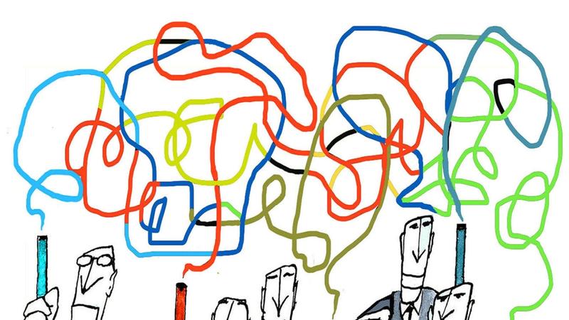 Bandiere nel vuoto politico