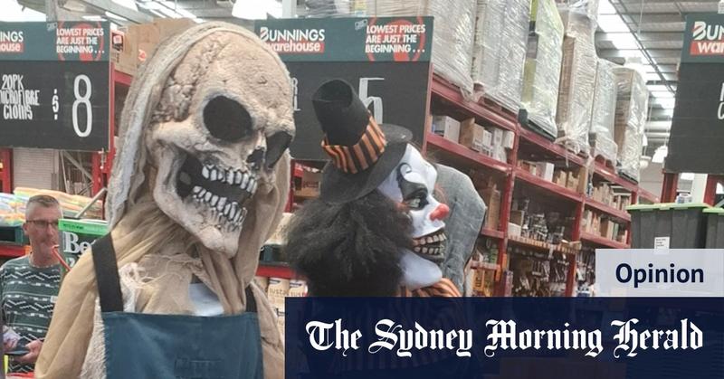 My child’s Halloween horror story – at Bunnings