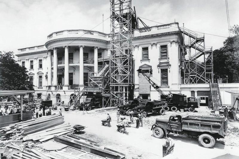 How Trump’s White House Renovation Differs from Truman’s