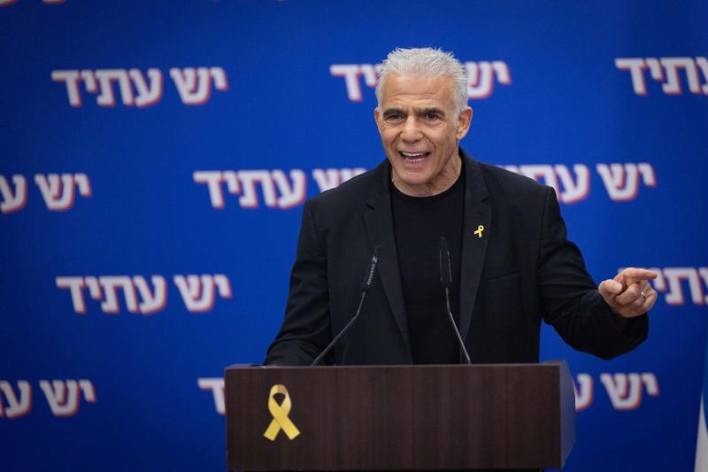 Lapid says he’ll push for revoking ultra-Orthodox draft dodgers’ right to vote