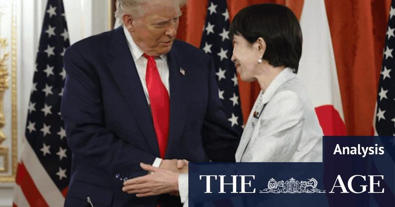 ‘Anything you want’: Trump’s love-in with Japan’s new leader