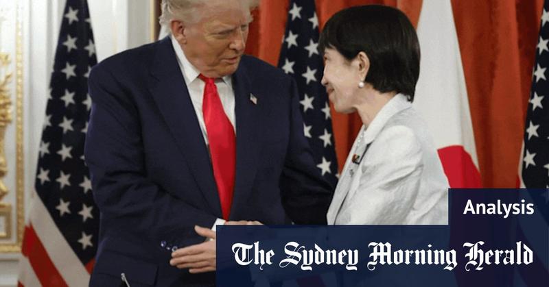 ‘Anything you want’: Trump’s love-in with Japan’s new leader