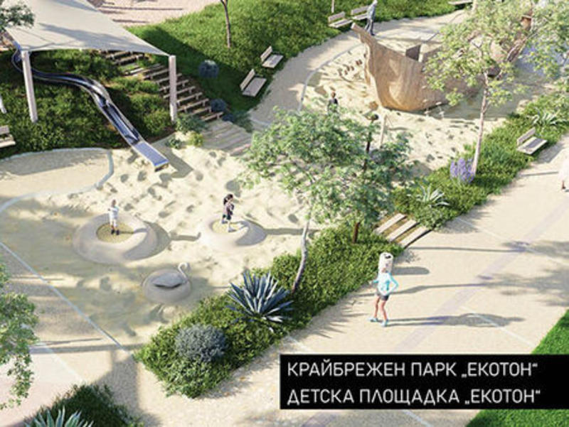 Вижте какъв парк строят в бургаския кв. Сарафово (СНИМКИ)